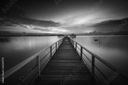 Blackwhite landscape photos at Bintan Island Indonesia