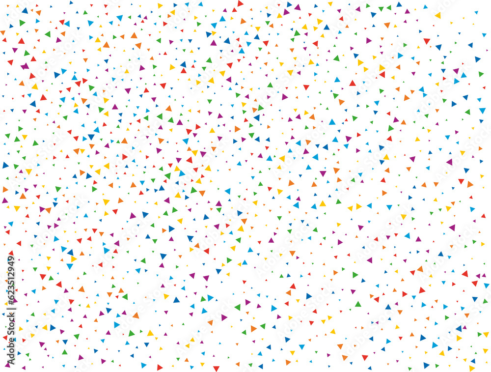 Rain of Rainbow Triangular Confetti Rain of Rainbow Triangular Confetti
