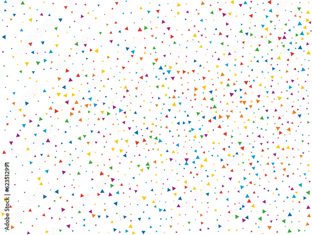 Rain of Rainbow Triangular Confetti Rain of Rainbow Triangular Confetti