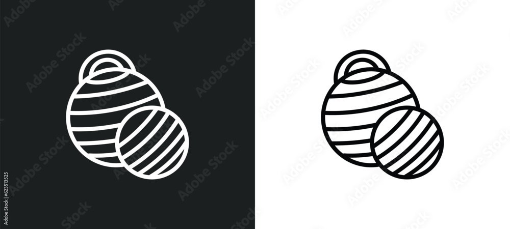pilates ball icon isolated in white and black colors. pilates ball outline vector icon from gym and fitness collection for web, mobile apps and ui. pilates ball icon isolated in white and black colors. pilates ball outline vector icon from gym and fitness collection for web, mobile apps and ui.