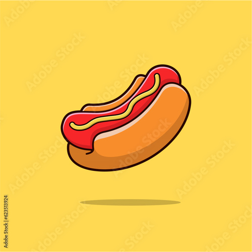hot dog illustration