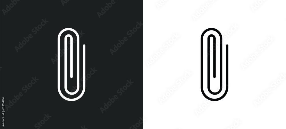 clip icon isolated in white and black colors. clip outline vector icon from geometry collection for web, mobile apps and ui. clip icon isolated in white and black colors. clip outline vector icon from geometry collection for web, mobile apps and ui.