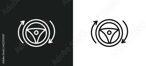 autopilot icon isolated in white and black colors. autopilot outline vector icon from general collection for web, mobile apps and ui.