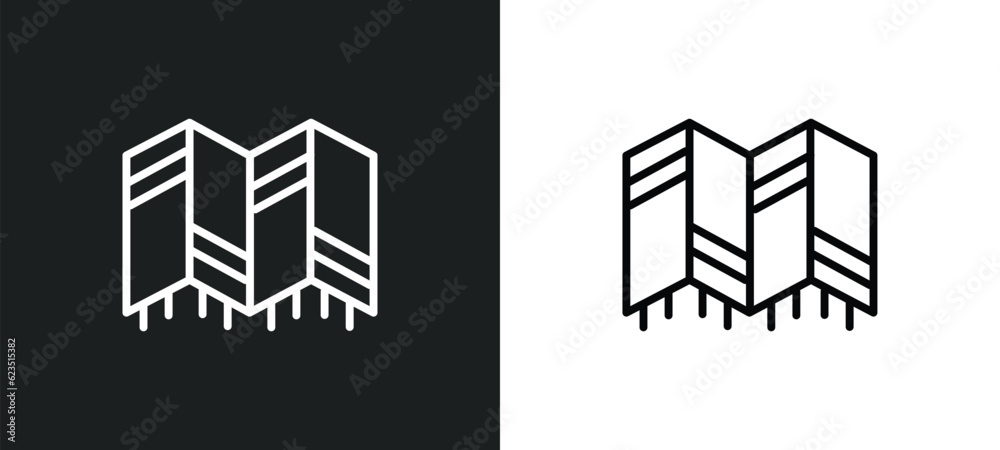 room divider icon isolated in white and black colors. room divider outline vector icon from furniture & household collection for web, mobile apps and ui. room divider icon isolated in white and black colors. room divider outline vector icon from furniture & household collection for web, mobile apps and ui.