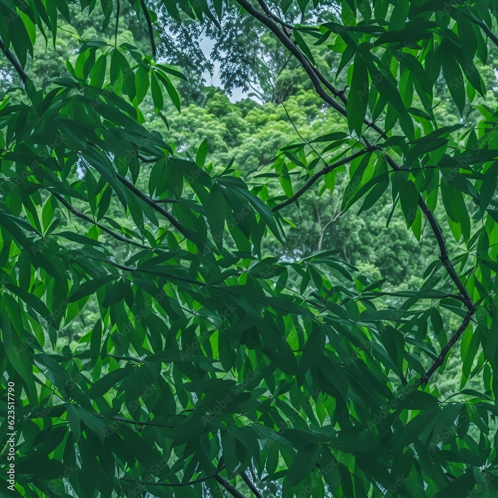 Fototapeta premium green forest background