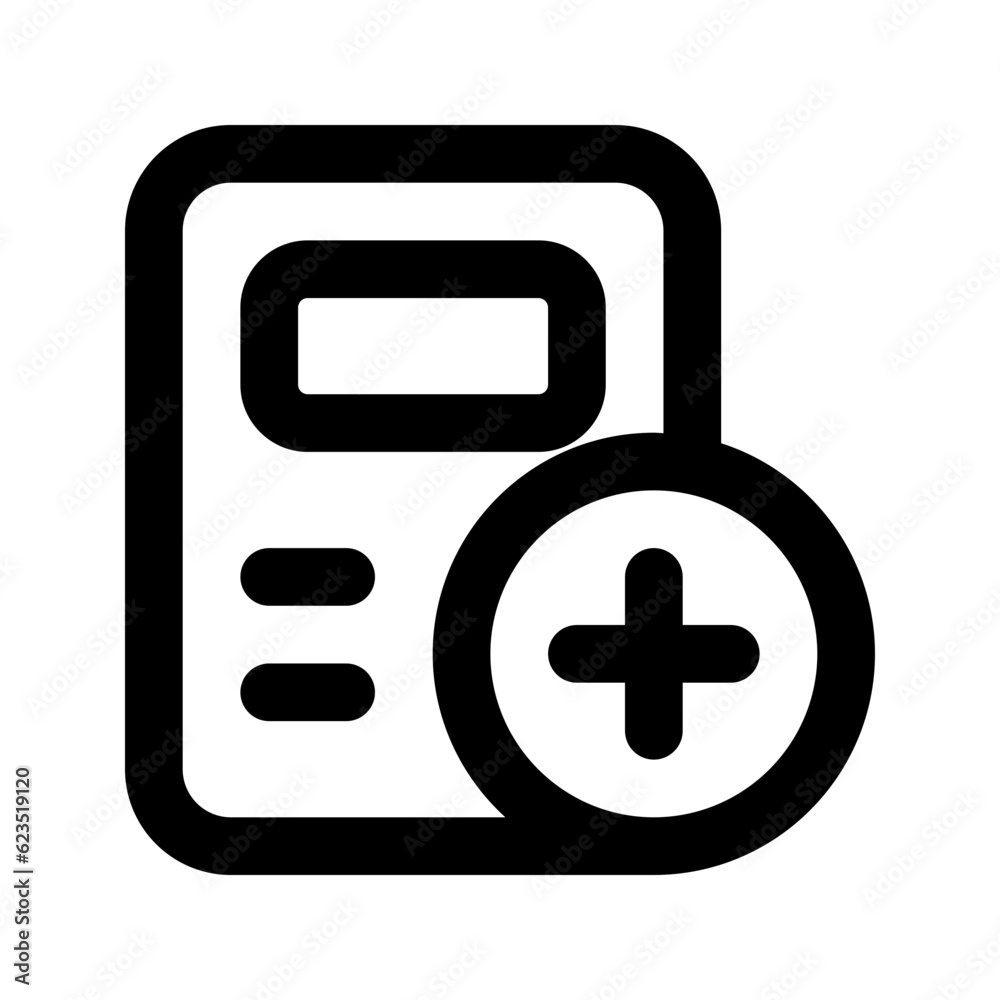 Obraz premium calculator icon