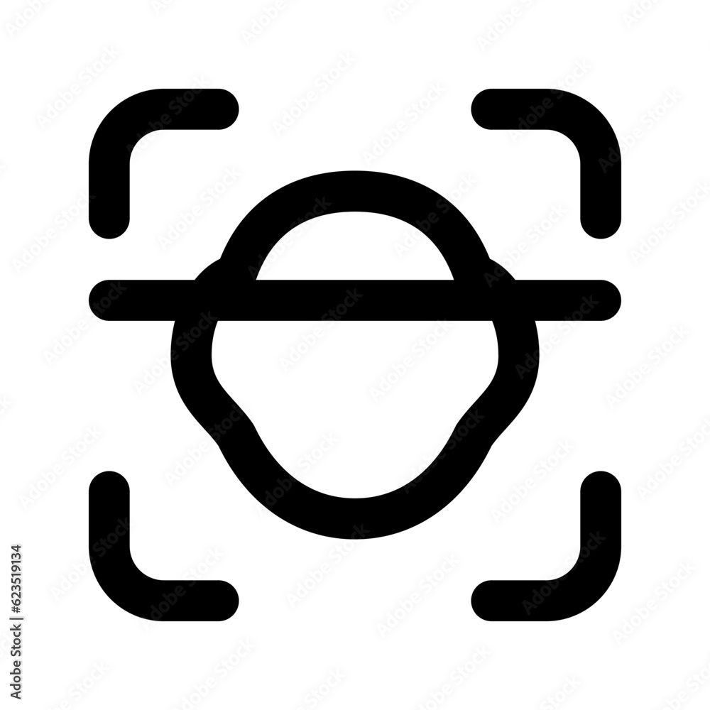face scan icon face scan icon