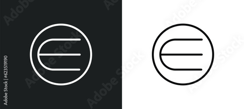 is an element of icon isolated in white and black colors. is an element of outline vector icon from education collection for web, mobile apps and ui.