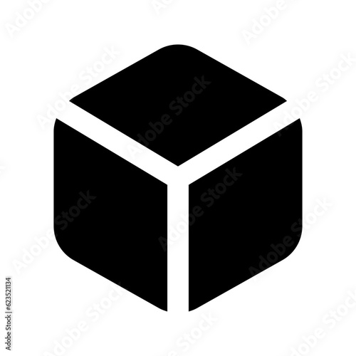 blockchain glyph icon