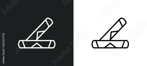 spring rolls icon isolated in white and black colors. spring rolls outline vector icon from culture collection for web, mobile apps and ui.