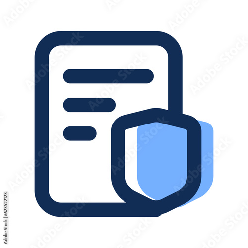compliance filled line icon