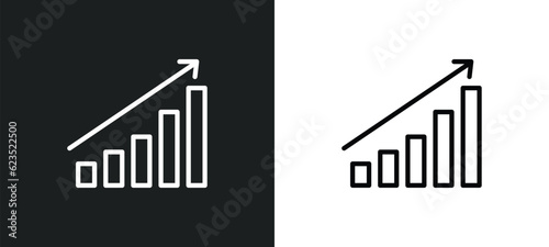 stocks icon isolated in white and black colors. stocks outline vector icon from cryptocurrency collection for web, mobile apps and ui.