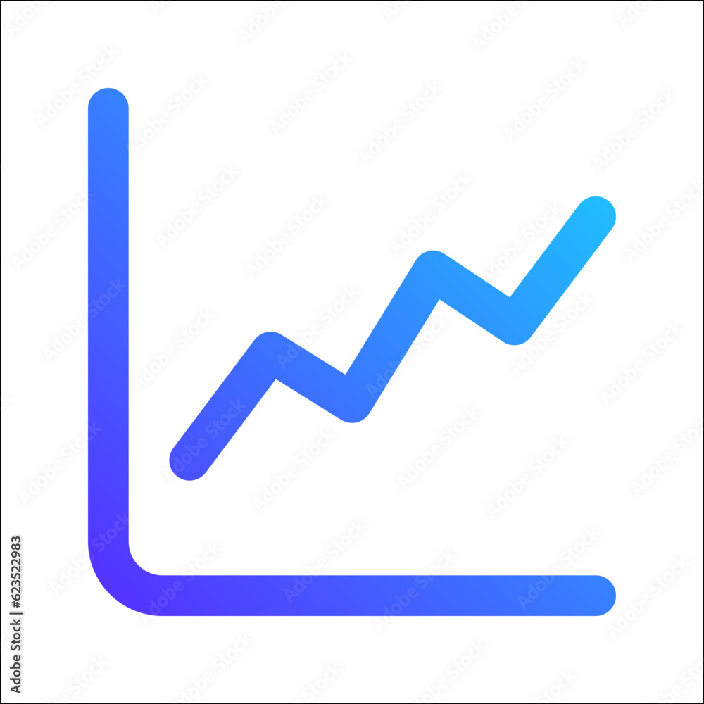 stock gradient icon stock gradient icon