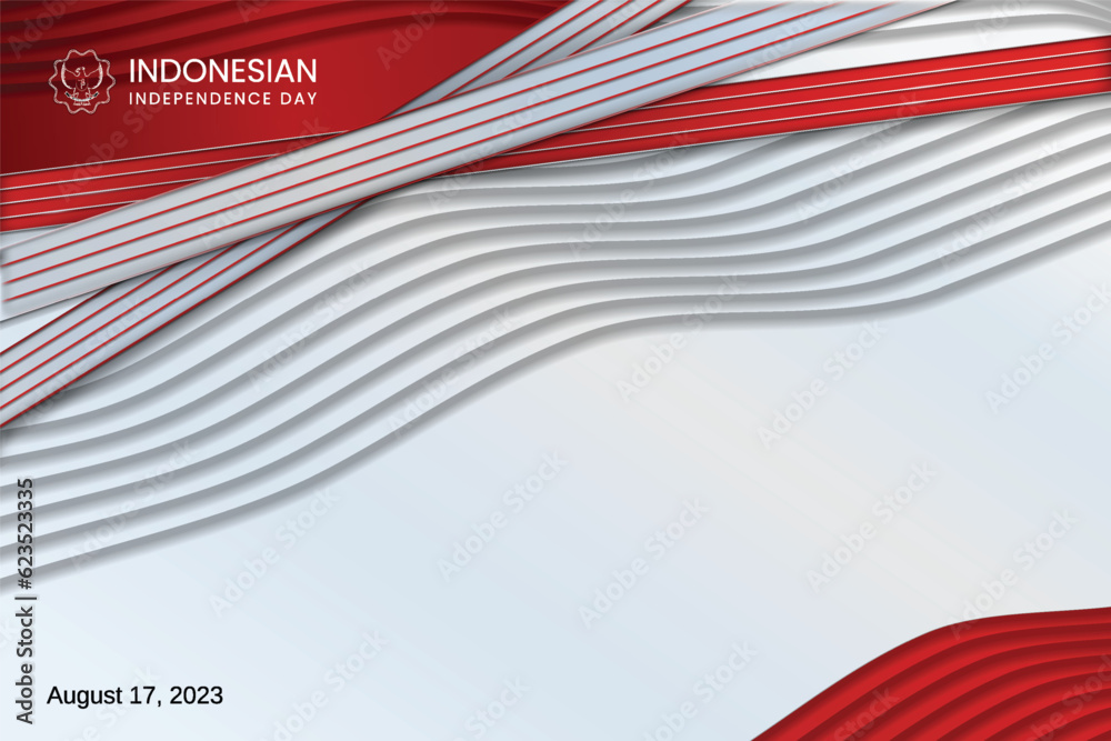 78th Indonesian Independence Day Red and White Background 78th Indonesian Independence Day Red and White Background