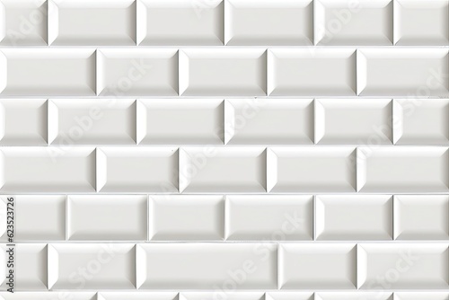 Abstract white brick wall texture for pattern background.  modern copy space design for web banner.