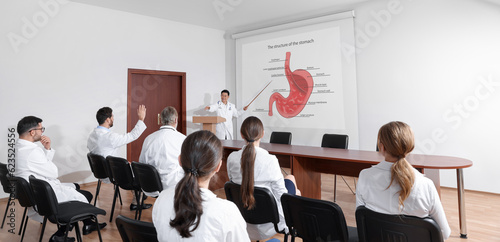 Obraz na plátně Lecture in gastroenterology