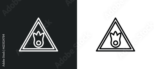 oxidizing agent icon isolated in white and black colors. oxidizing agent outline vector icon from cleaning collection for web, mobile apps and ui.
