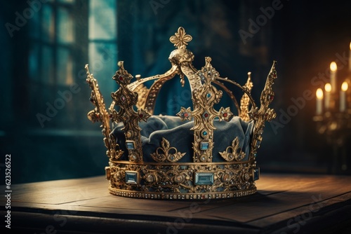 Medieval crown of royalty