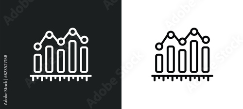 measure success icon isolated in white and black colors. measure success outline vector icon from business collection for web, mobile apps and ui.