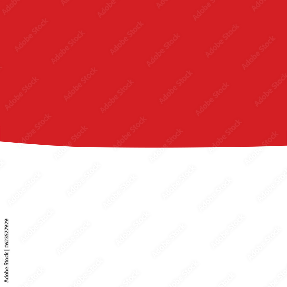 Naklejka premium Indonesia Happy Independence Day greeting card, banner