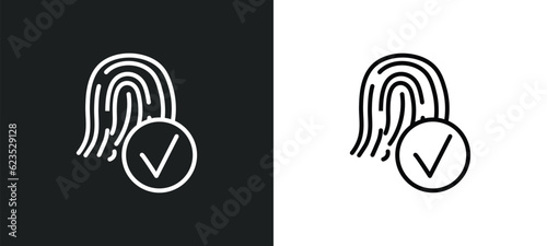 biometrics icon isolated in white and black colors. biometrics outline vector icon from artificial intellegence collection for web, mobile apps and ui.