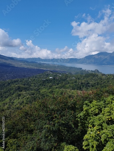 Bali Island  08 May 2023   View of the island of Batur  Kintamani  Bangli  Indonesia.