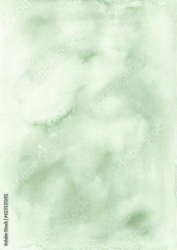 Green Watercolor Wash Background Paper 2