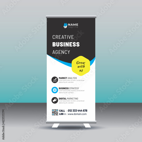 Roll Up Banner Template
