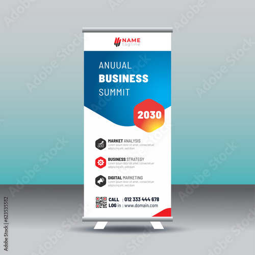 Roll Up Banner Template