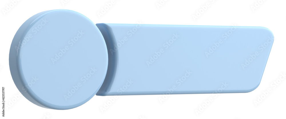 3D button. Empty button. 3D illustration. 3D button. Empty button. 3D illustration.