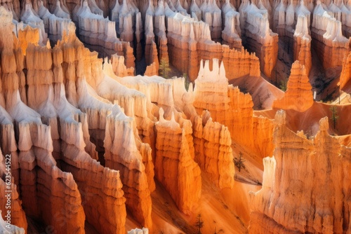 The beauty of Bryce Canyon National Park in travel destination - abstract illustration