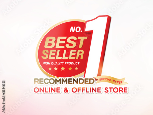 Best seller No.1 award design