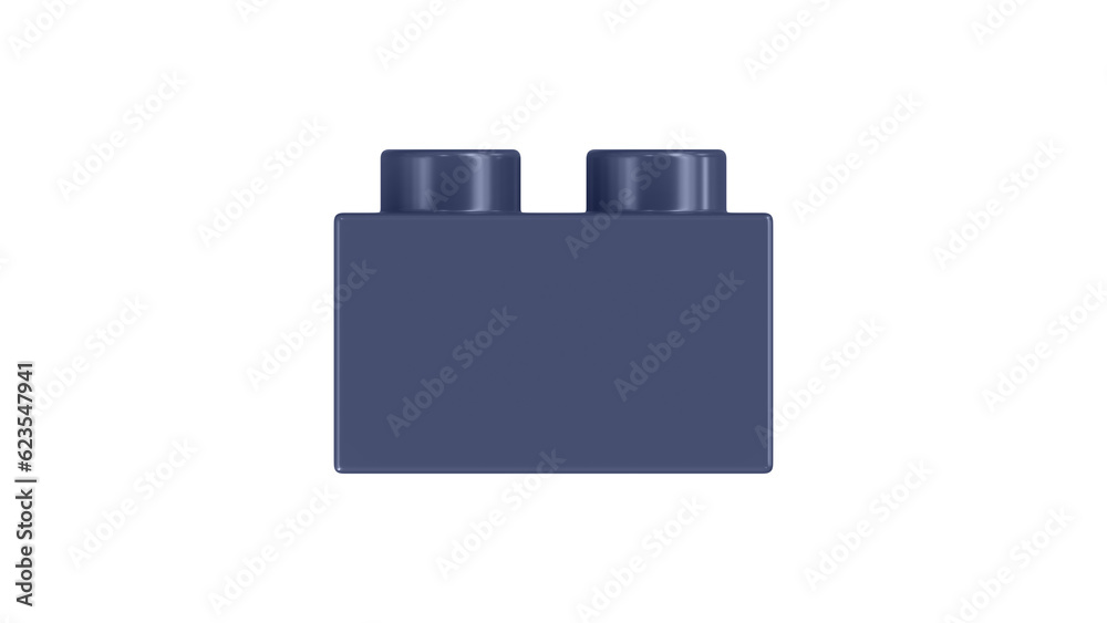 Heather Blue Bricks Block Isolated on a White Background. Close Up View of a Plastic Children Game Brick for Constructors, Side View. High Quality 3D Rendering with a Work Path. 8K Ultra HD, 7680x4320 Heather Blue Bricks Block Isolated on a White Background. Close Up View of a Plastic Children Game Brick for Constructors, Side View. High Quality 3D Rendering with a Work Path. 8K Ultra HD, 7680x4320