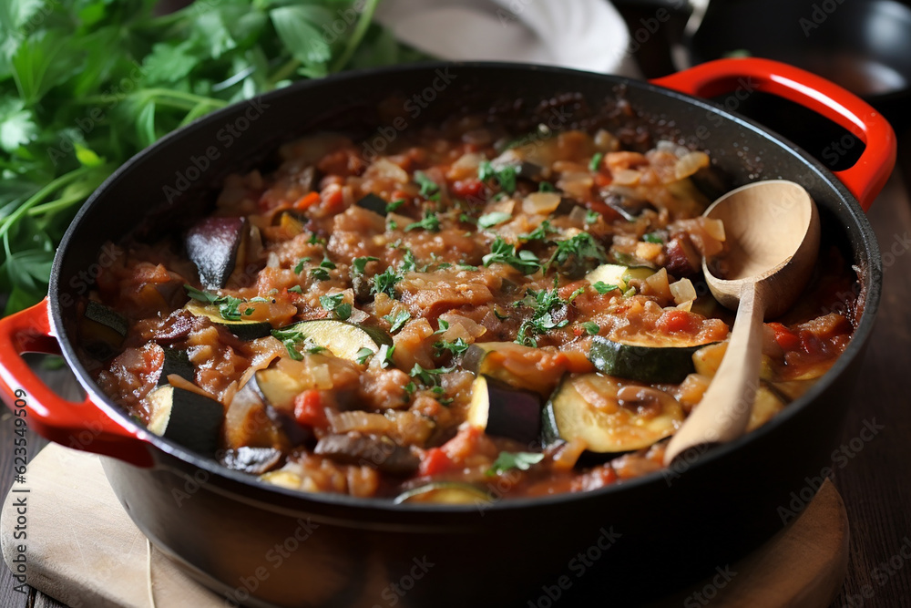 Eggplant and Zucchini Ratatouille, High protein low fat recipes