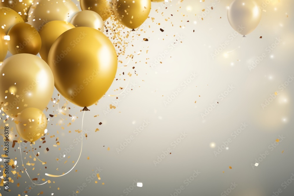 23 gold balloons discount