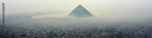 Cairo panoramic view Egypt - Generative AI