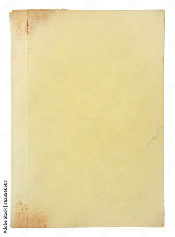 old book pages isolated with clipping path for mockup old book pages isolated with clipping path for mockup