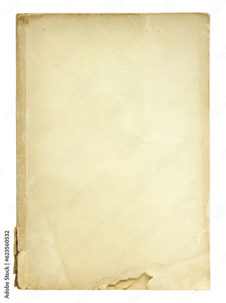 old book pages isolated with clipping path for mockup old book pages isolated with clipping path for mockup