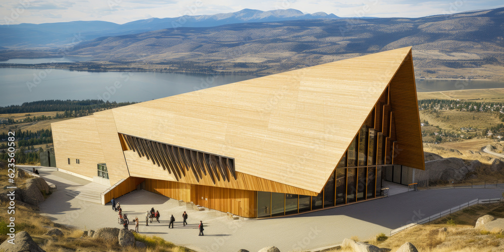 The NkMip Desert Cultural Centre Osoyoos Canada - Generative AI The NkMip Desert Cultural Centre Osoyoos Canada - Generative AI