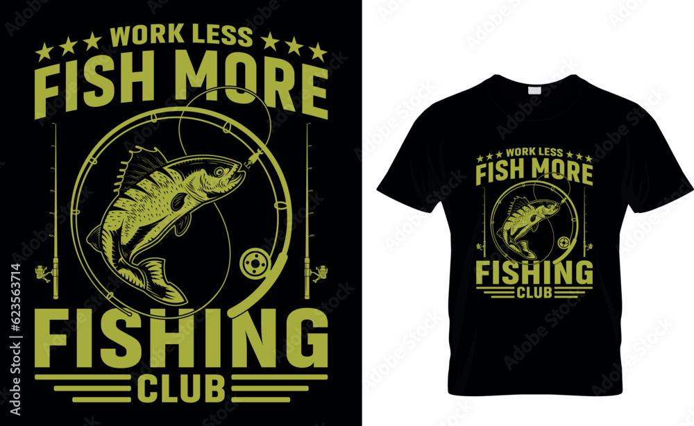 Fishing T-shirt Design and template vector