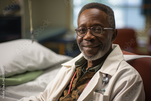 portrait of a smiling doctor