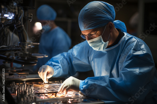 surgeons in operation room