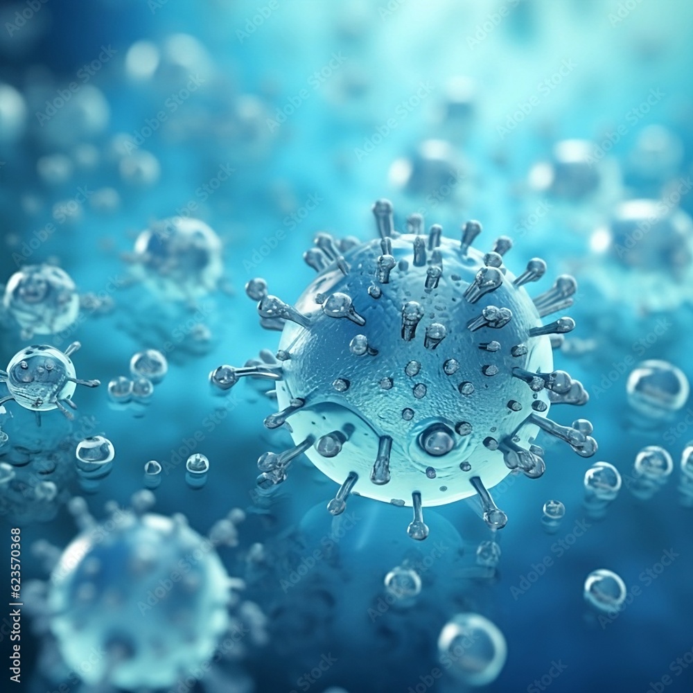 microorganisms, water droplets microorganisms, water droplets