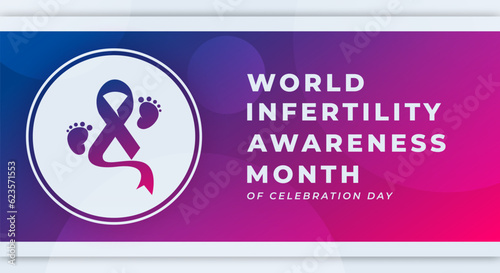World Infertility Awareness Month Vector Design Illustration for Background, Poster, Banner, Advertising, Greeting Card