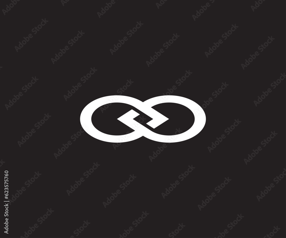Infinity symbol limitless logo template Infinity symbol limitless logo template