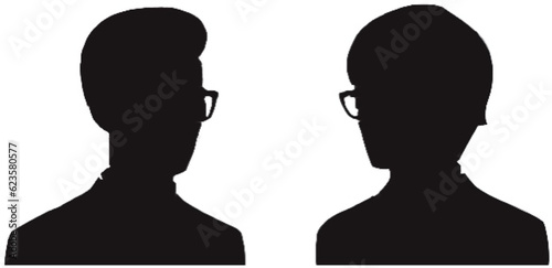 businessmans silhouette - stylized drawing  - elegant man - stylized drawing - icon - ideal for website, email, presentation, advertisement, label, sticker, postcard, ticket, logo, slide, book, 

