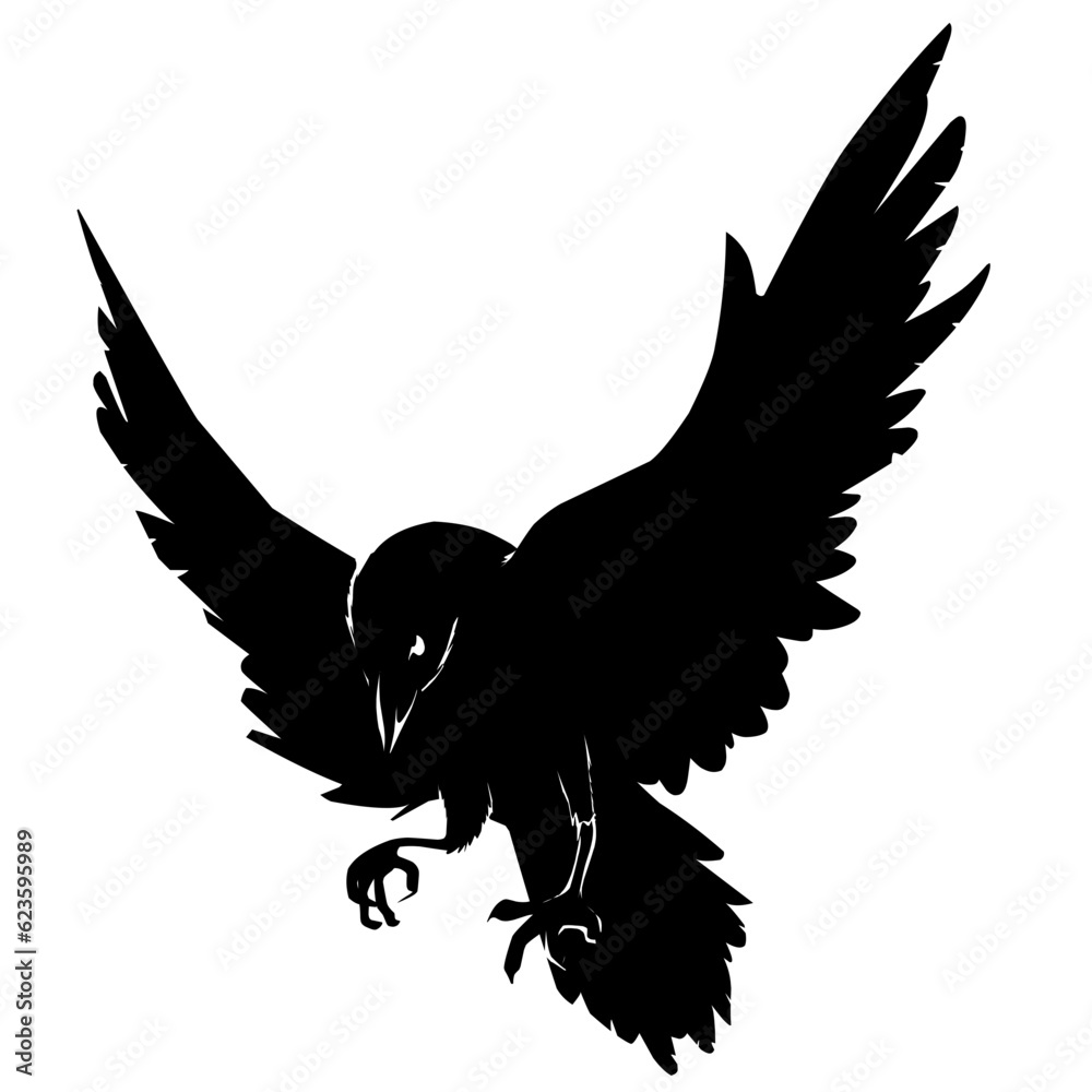 Fototapeta premium crow