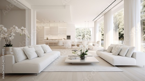 Bold interior design trend paired with a minimalist decor © Neo