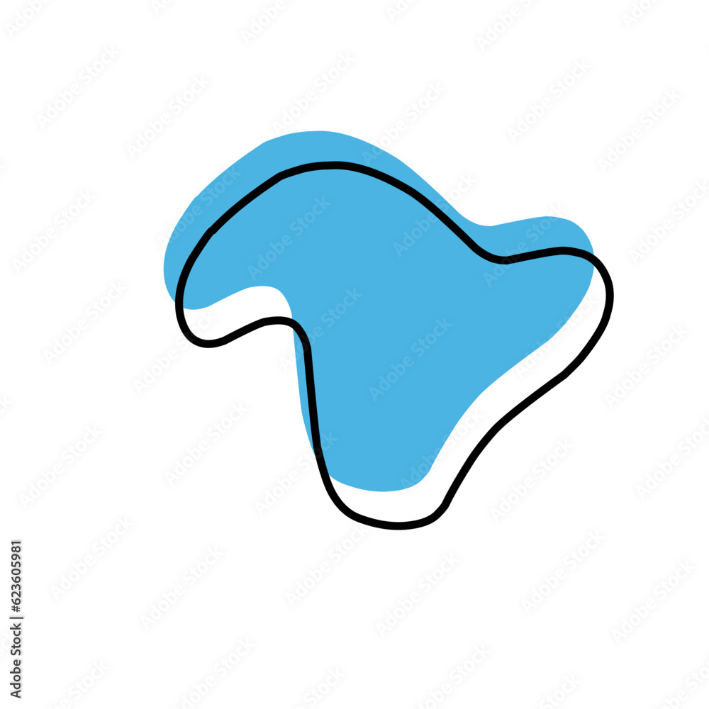 Amoeba organic blob shape Amoeba organic blob shape