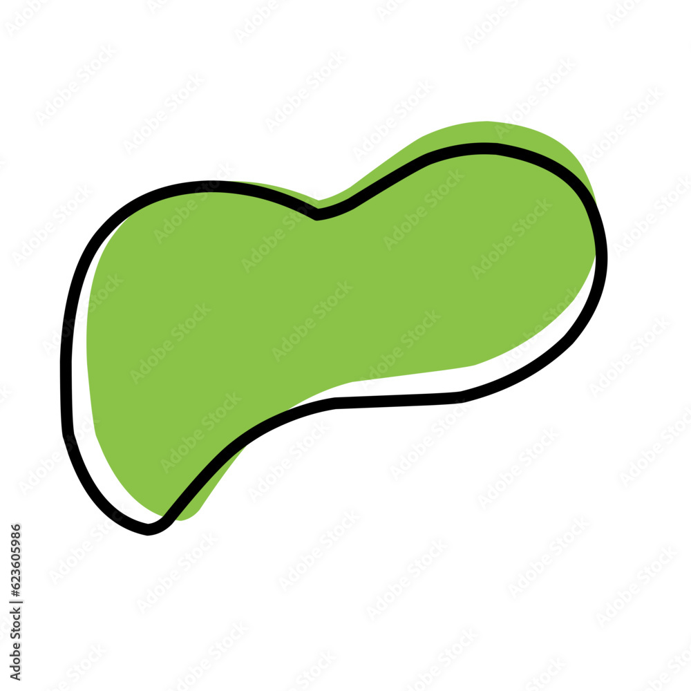 Amoeba organic blob shape Amoeba organic blob shape